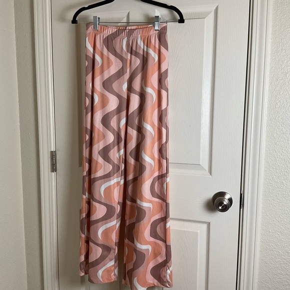 Princess Polly Women's Flare Pants - Multi/Pink Size 4 - Picture 3 of 12